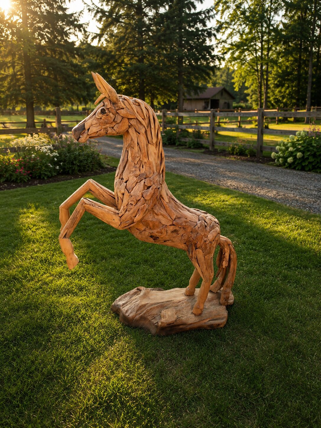 Jumping Horse Decoration Small