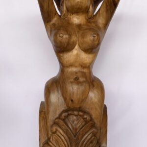 Mermaid carved wood