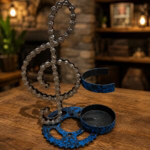 WINE HOLDER HANDCRAFTED METAL