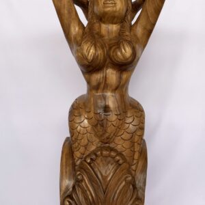 Mermaid Carved Wood