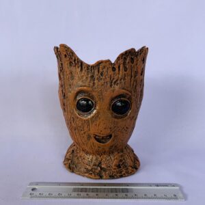 Small Baby Groot cement flowerpot