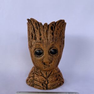 Medium Baby Groot cement flowerpot