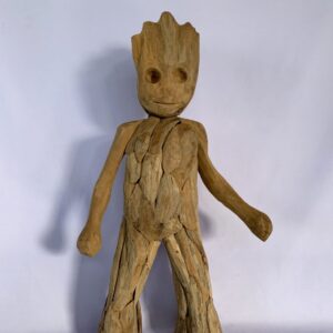 Baby Groot driftwood sculpture