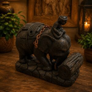 Small Elephant and Rider