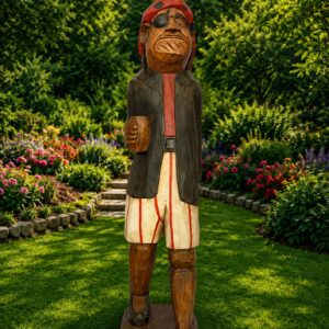 Life Size Captain Carved Wood