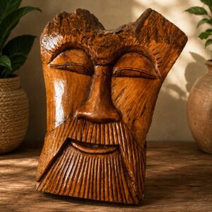 Tribal Mask Wall Hanging Wood Art