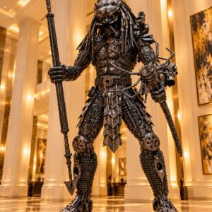 Predator W/ Scorpion Sculpture